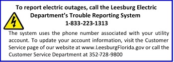 Electric Outage card